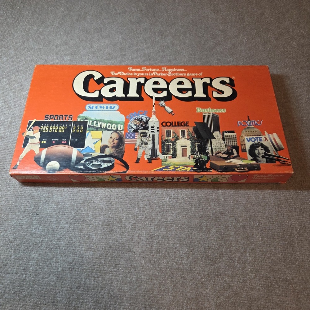 Careers 1979 Revised Edition Board Game Parker Brothers Vintage complete